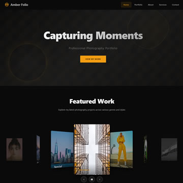 Amber Folio Template