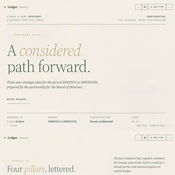 Ledger Slideshow Template