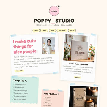 Poppy Studio HTML Template