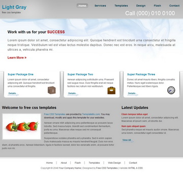 Light Gray Template