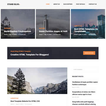 Stand Blog Template