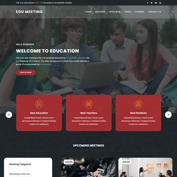 Edu Meeting Template