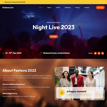 Festava Live Template