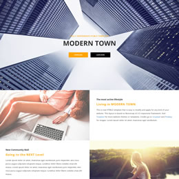 Modern Town Template