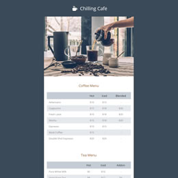 Chilling Cafe Template