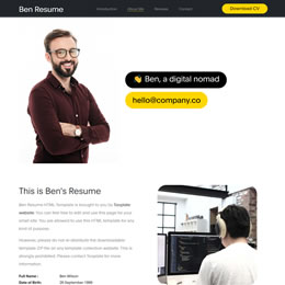Ben Resume Template