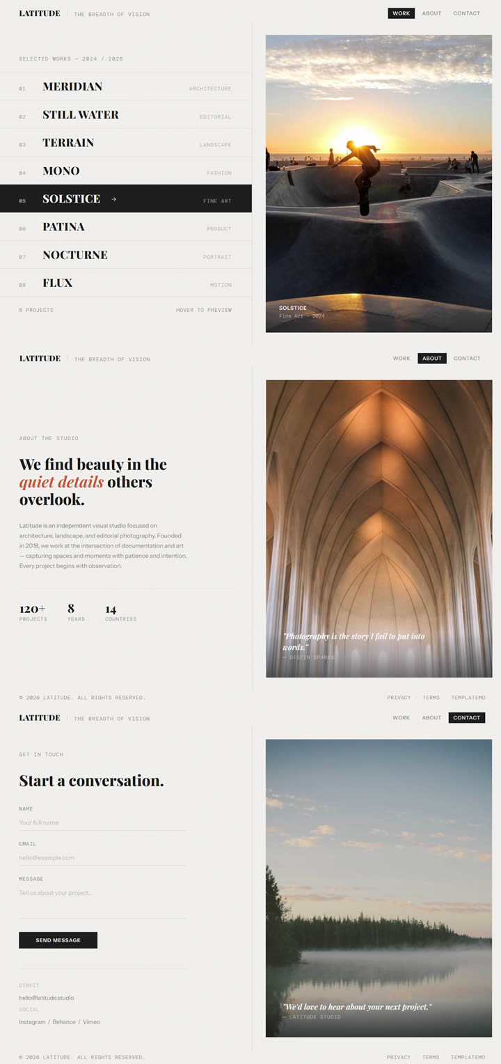 Split Index Template