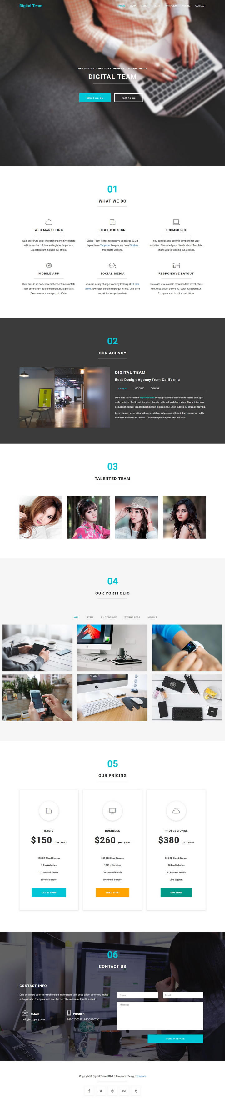 Digital Team Template