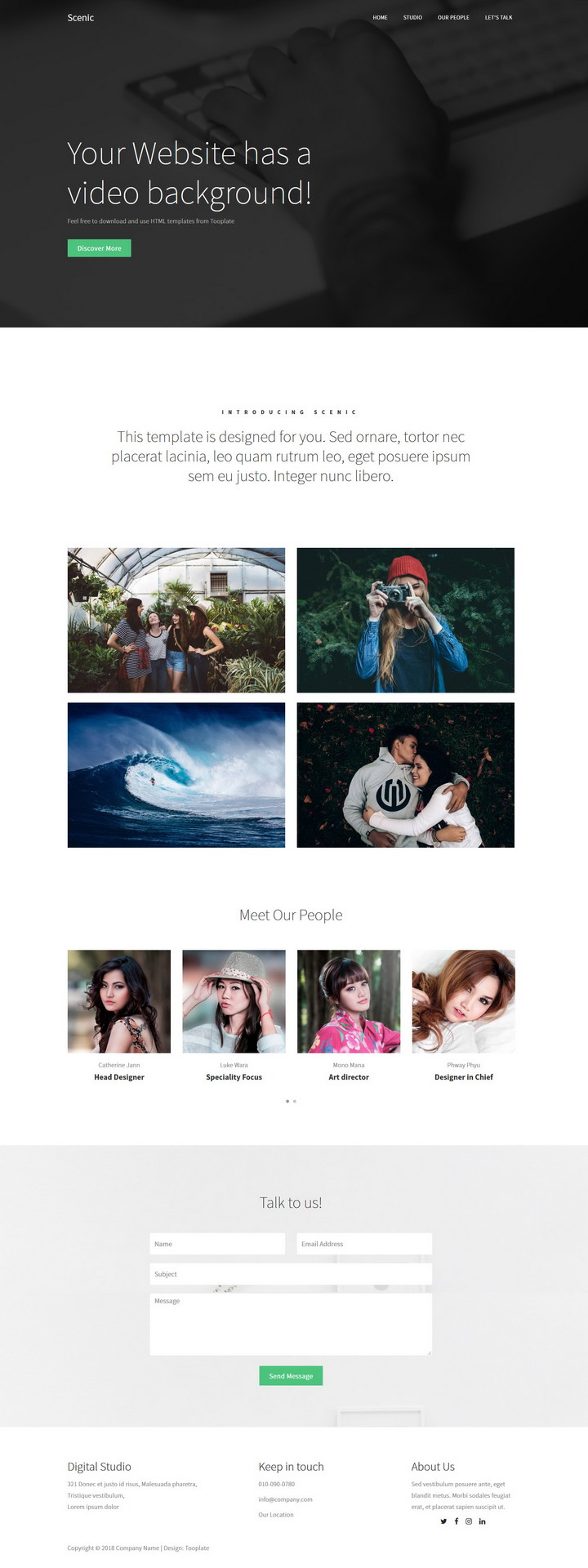 Scenic Template