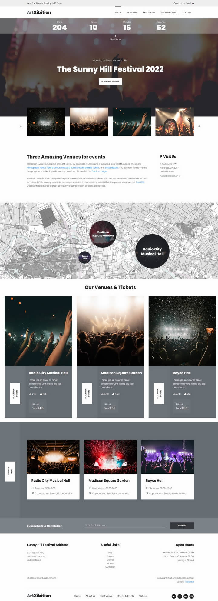 ArtXibition Template