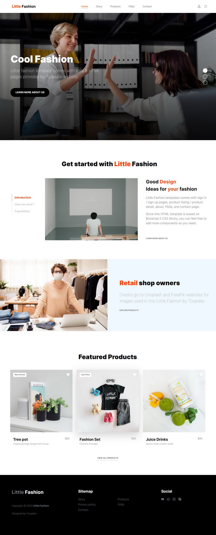 Little Fashion Template