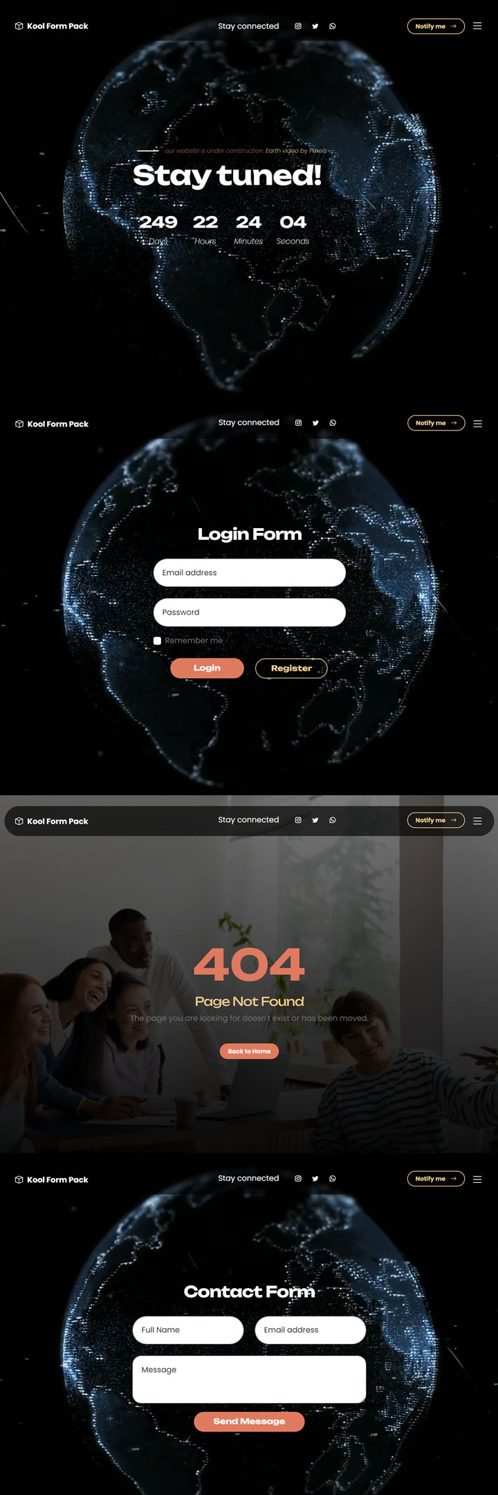 Kool Form Pack Template