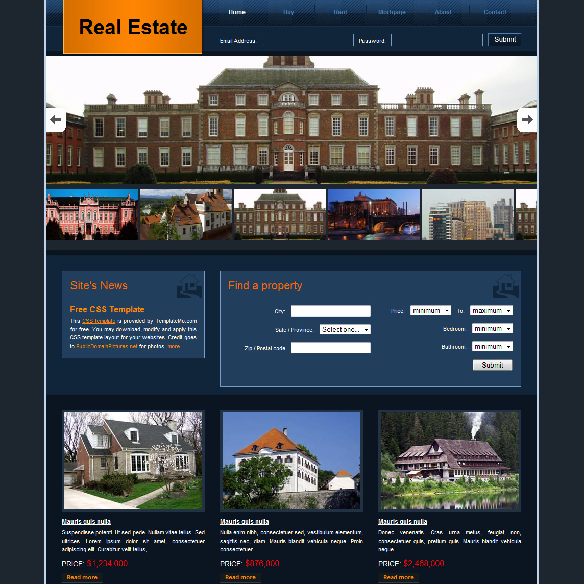 Real Estate Template