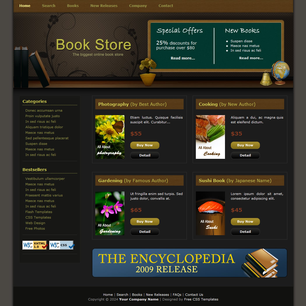 Book Store Template
