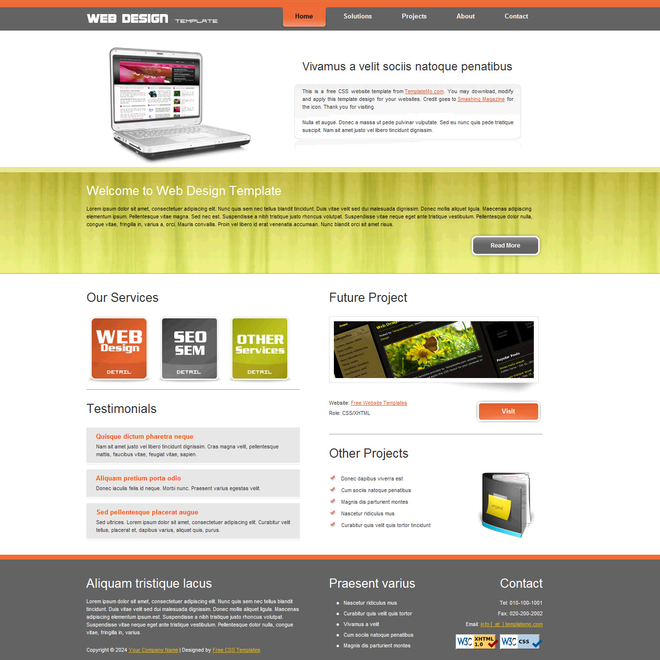 Web Design Template