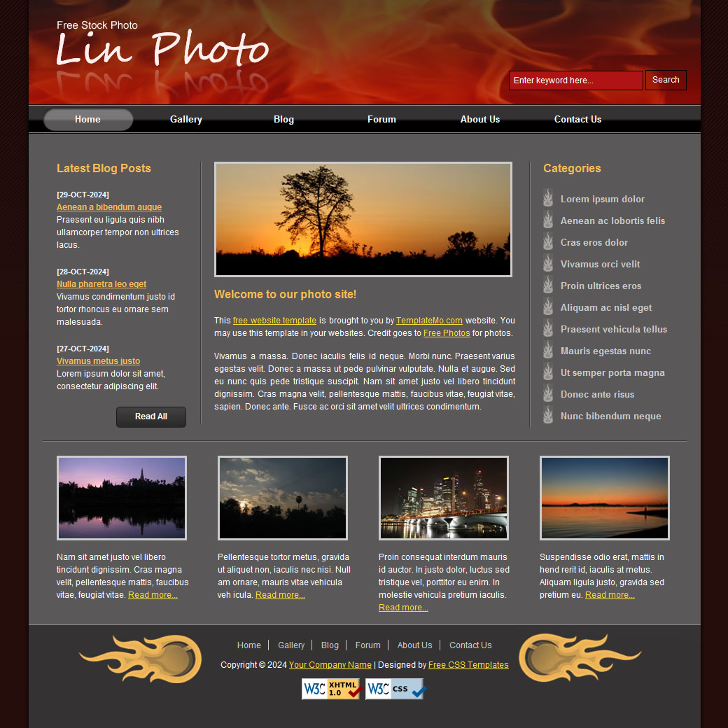 Lin Photo Template