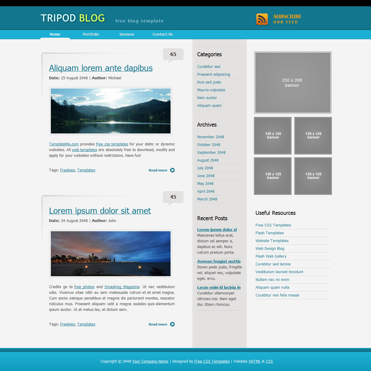 Tripod Template