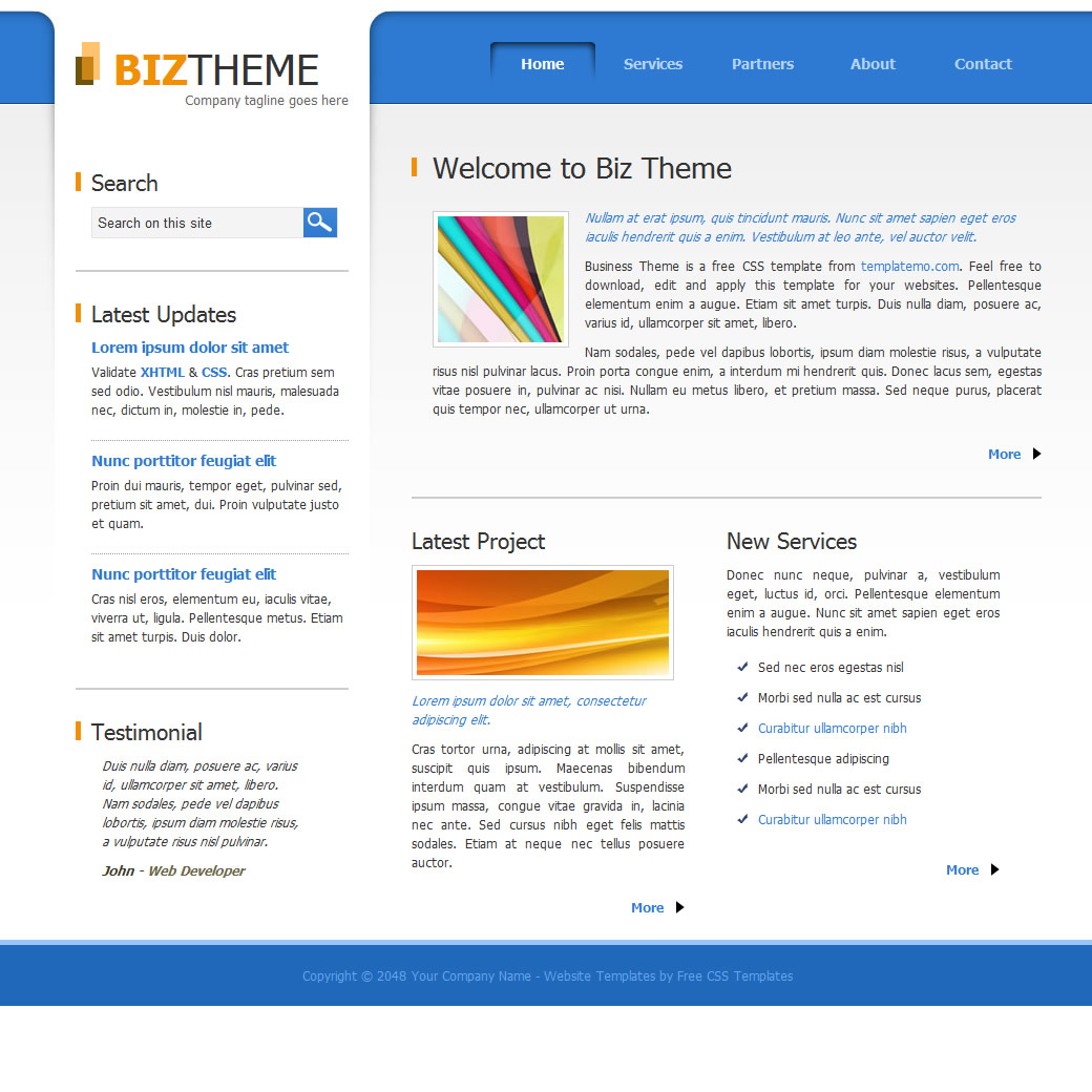 Biz Theme Template