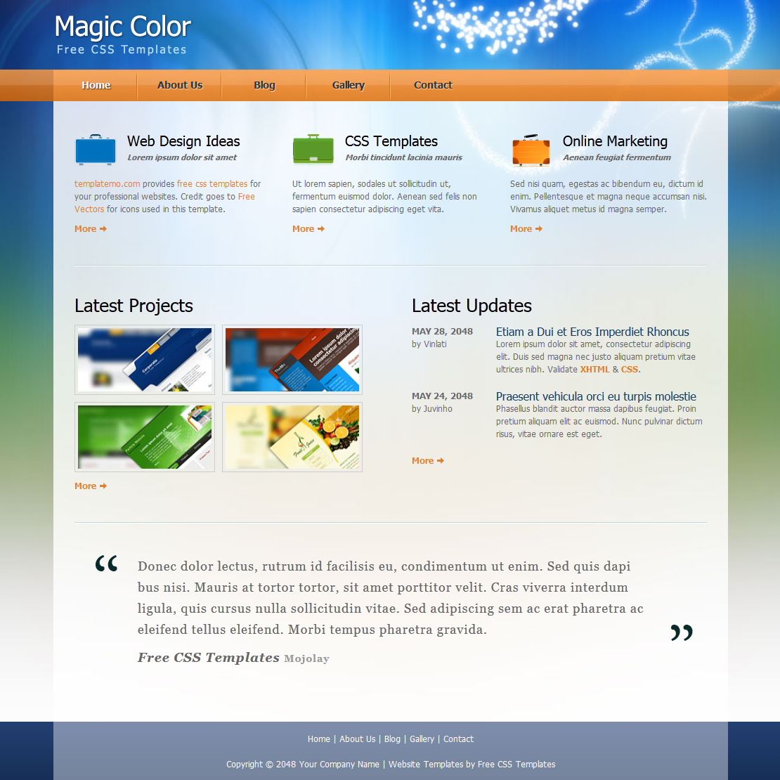Magic Color Template
