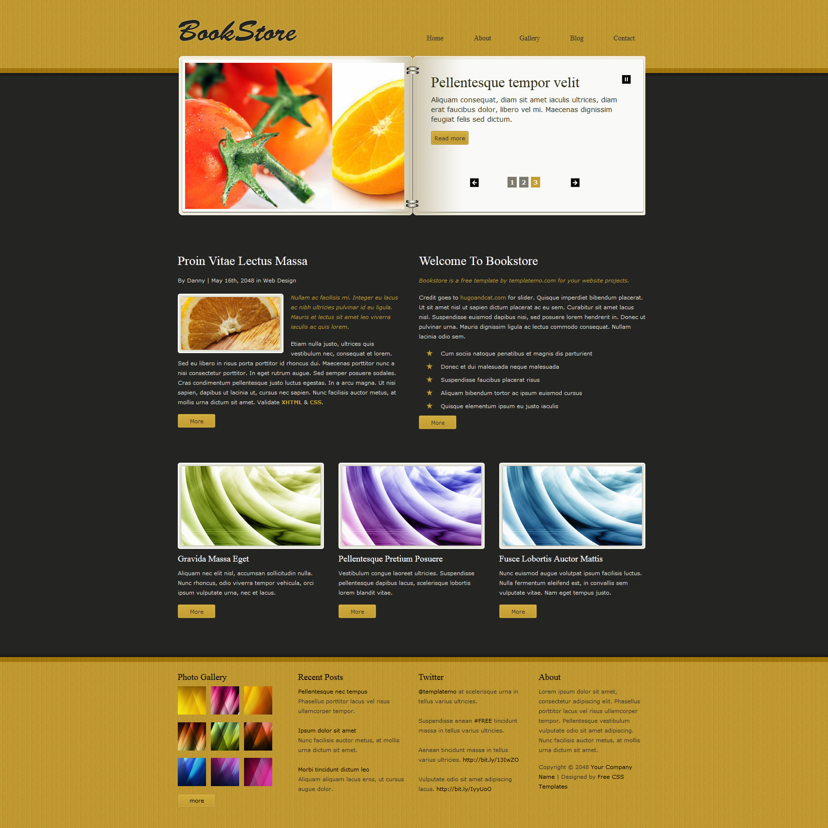 Bookstore Template