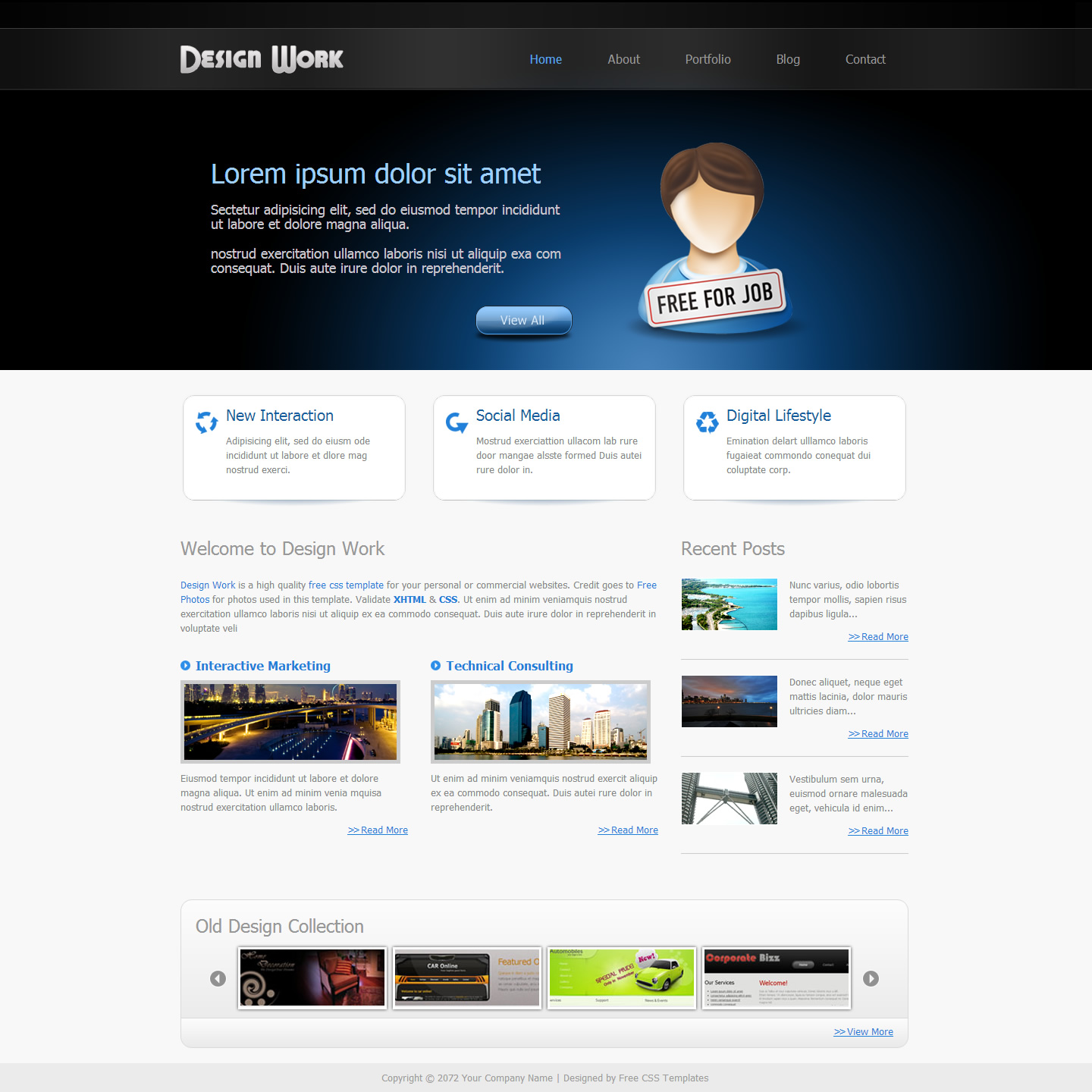 Design Work Template